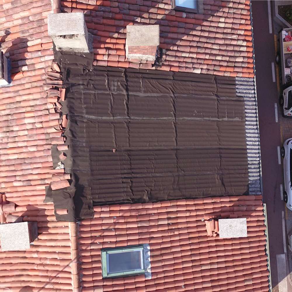 droni servizio di ispezione di tetti ed edifici